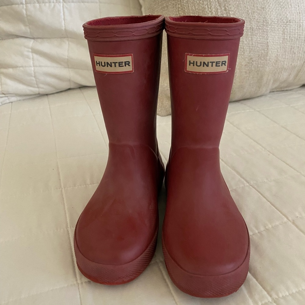 Kid Red Hunter Boots